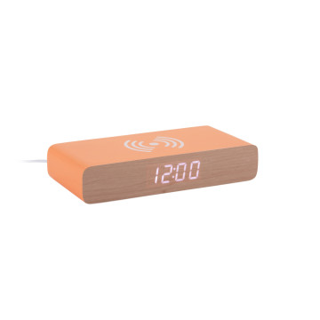 Budík Retro Flat LED Karlsson KA6039OR, 8cm